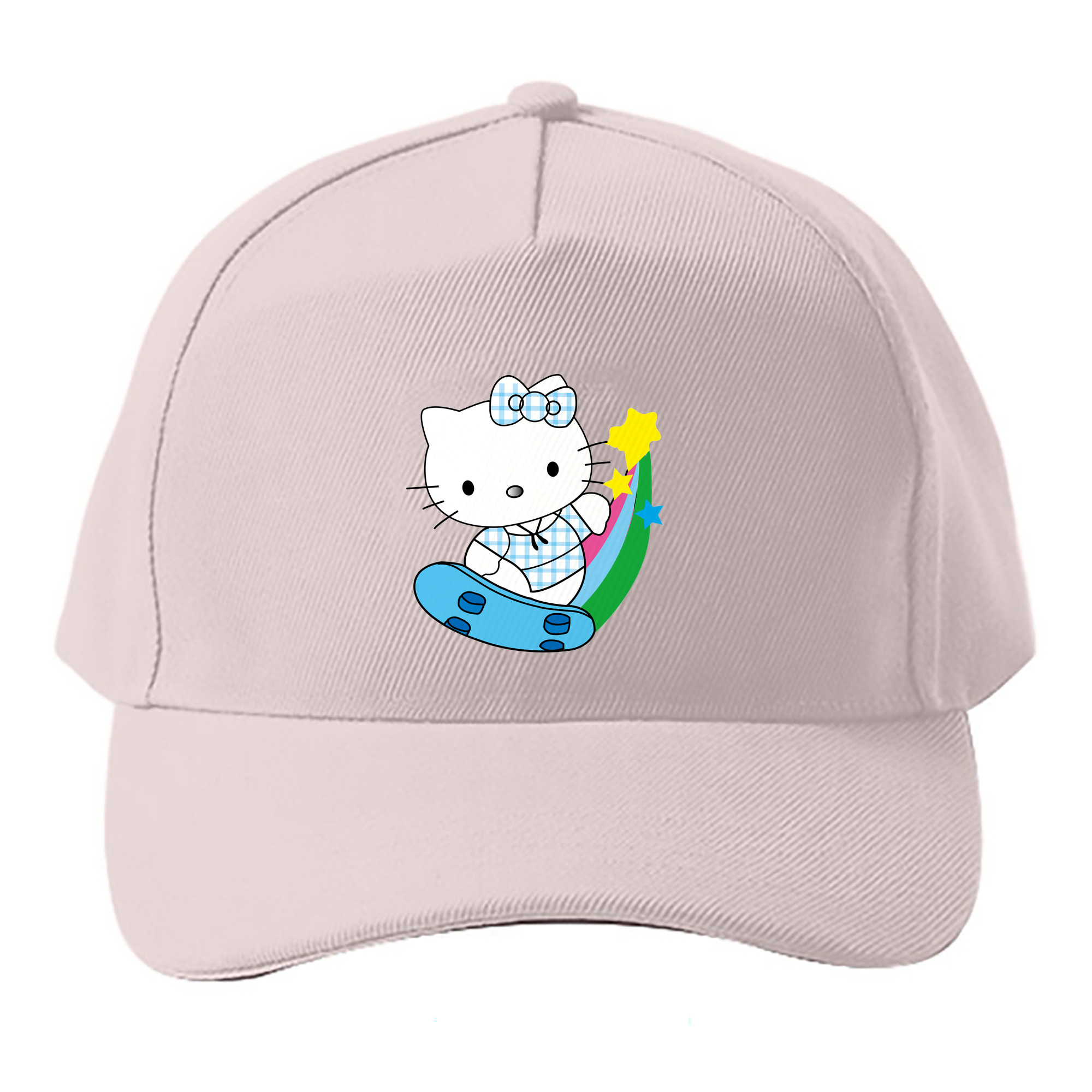（画像用） Hello Kitty ハローキティ ベースボールキャップ 綿100％ 男女兼用 帽子 スポーツ